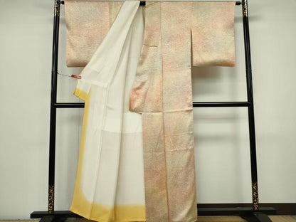 平和屋着物■上質な小紋　霞文　正絹　逸品　CABI6794ou
