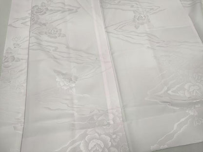 平和屋着物■長襦袢　無双仕立て　道長草花地紋　暈し染め　洗える着物　CABI6798ou