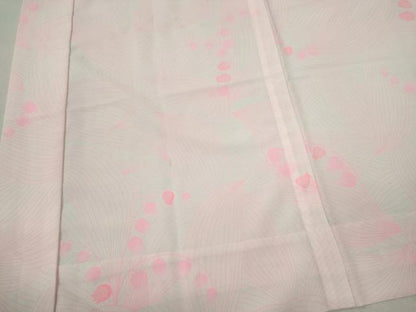平和屋着物■長襦袢　無双仕立て　草花文　洗える着物　CABI6800ou