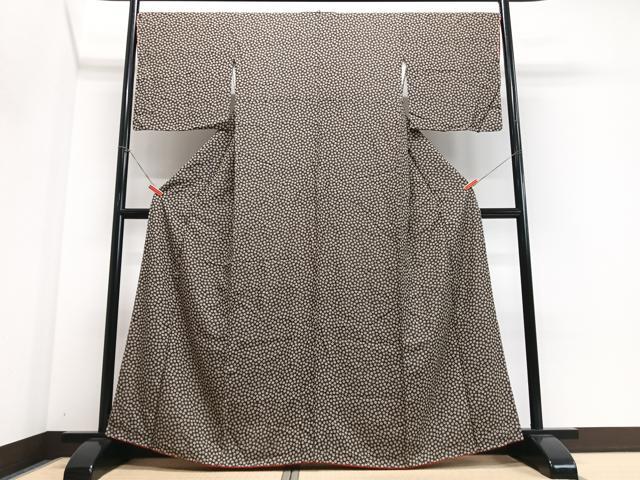 平和屋着物■上質な小紋　花尽くし　やまと誂製　正絹　逸品　CABI6803xe