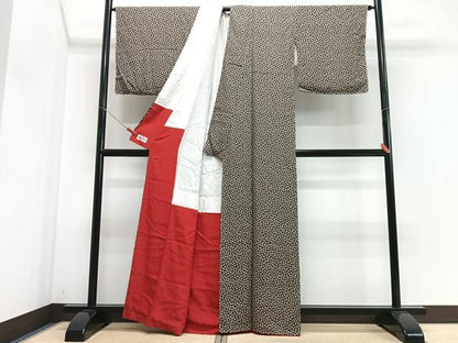 平和屋着物■上質な小紋　花尽くし　やまと誂製　正絹　逸品　CABI6803xe