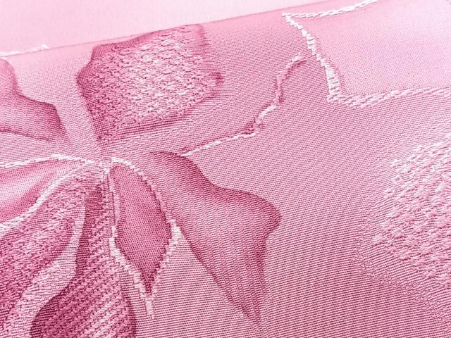 平和屋着物■上質な小紋　舞花文　暈し染め　正絹　逸品　CABI6806xe