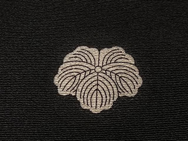平和屋着物■豪華黒留袖　作家物　駒刺繍　色紙花鳥文　金彩　正絹　逸品　CABI6809xe