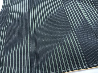 平和屋着物■上質な小紋　縞　暈し染め　正絹　逸品　未使用　CABI6812xe