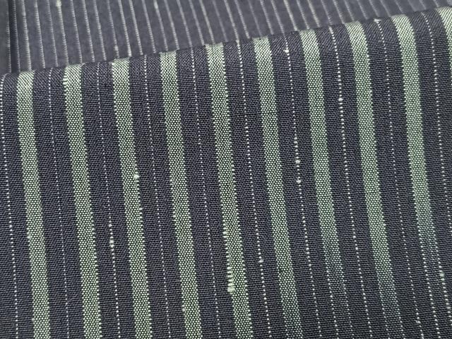 平和屋着物■上質な小紋　縞　暈し染め　正絹　逸品　未使用　CABI6812xe
