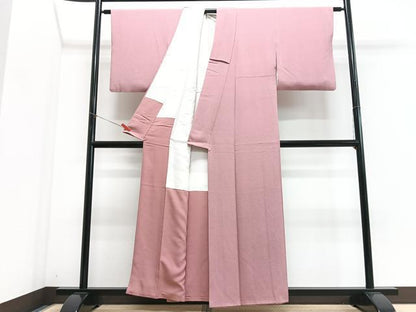 平和屋着物■上質な色無地　虹色　正絹　逸品　CABI6815xe