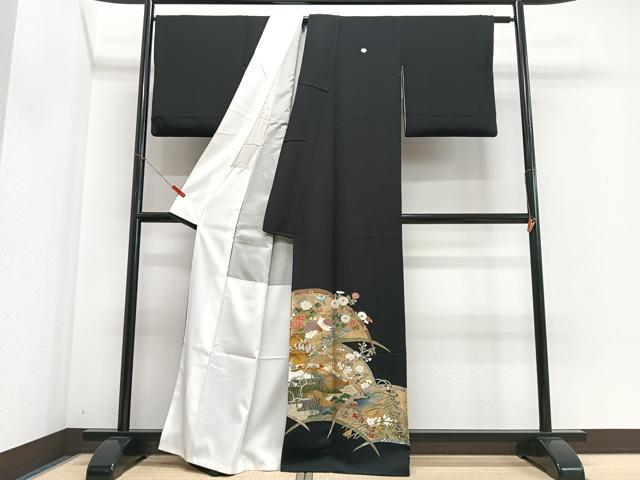 平和屋着物■豪華黒留袖　作家物　国宝への旅　金彩　正絹　逸品　CABI6817xe