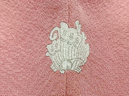 平和屋着物■上質な色無地　紅梅色　正絹　逸品　未使用　CABI6820xe