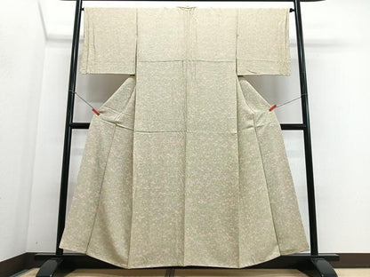 平和屋着物■上質な小紋　花尽くし　正絹　逸品　CABI6828xe