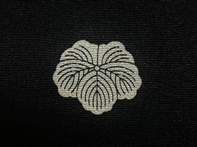 平和屋着物■世界的ファッションデザイナー　山本寛斎　kansaiブランド　黒留袖　飛鶴地紙花文　暈し染め　金彩　正絹　逸品　CABI6829xe
