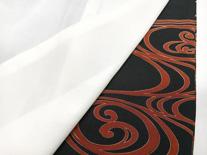 平和屋着物■豪華黒留袖　作家物　稲穂立波文　金彩　正絹　逸品　CABI6839xe