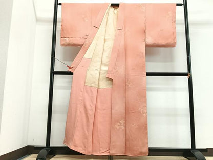 平和屋着物■上質な小紋　霞文　正絹　逸品　CABI6845xe