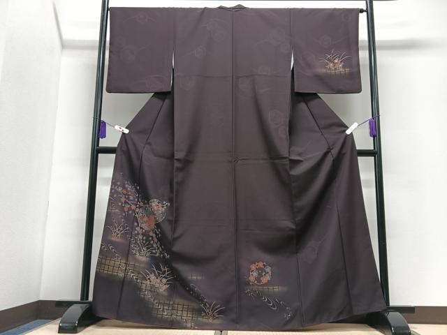 平和屋着物■訪問着　花丸文　暈し染め　金彩　正絹　逸品　CABI6851xe