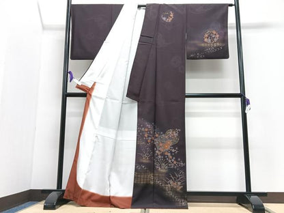 平和屋着物■訪問着　花丸文　暈し染め　金彩　正絹　逸品　CABI6851xe