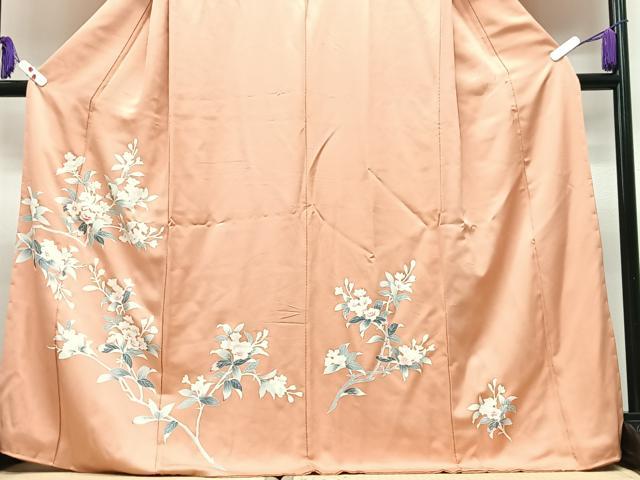 平和屋着物■訪問着　草花文　正絹　逸品　CABI6855xe