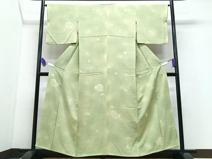 平和屋着物■上質な小紋　地紋起こし　舞花地紋　暈し染め　正絹　逸品　CABI6860xe