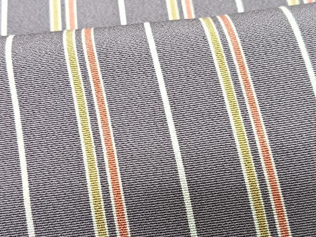 平和屋着物■上質な小紋　縞　正絹　逸品　CABI6861xe