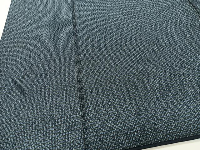 平和屋着物■男性　本場筑前博多織　アンサンブル　絣文様　正絹　逸品　CABI6866xe