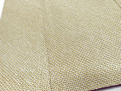 平和屋着物■大変加工の良い総絞り小紋　正絹　逸品　CABI6867xe