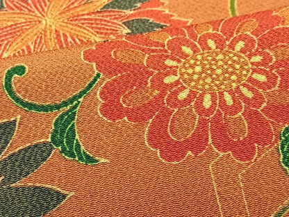 平和屋着物■上質な小紋　花唐草文　正絹　逸品　CABI6868xe