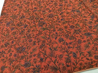平和屋着物■上質な小紋　草花文　正絹　逸品　CABI6874xe