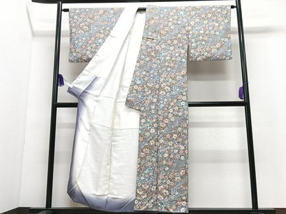 平和屋着物■上質な小紋　辻が花　正絹　逸品　CABI6875xe