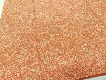 平和屋着物■上質な小紋　舞花文　正絹　逸品　未使用　CABI6879xe