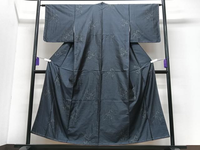 平和屋着物■本場大島紬　舞蝶文　正絹　逸品　未使用　CABI6880xe