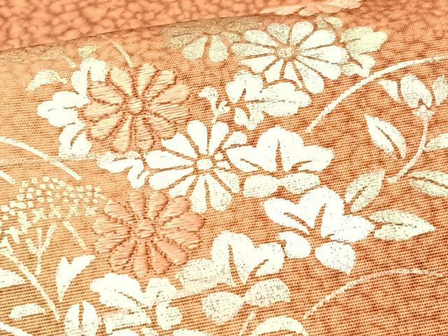 平和屋着物□訪問着 刺繍 草花文 暈し染め 金彩 正絹 逸品 CABI6881xe