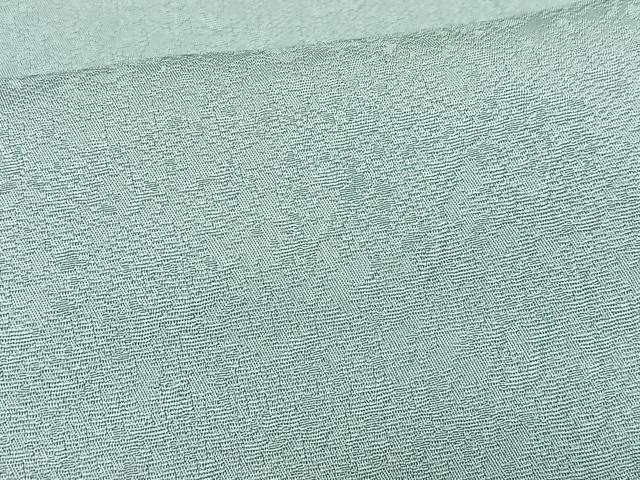 平和屋着物■上質な色無地　霞地紋　秘色色　正絹　逸品　CABI6883xe