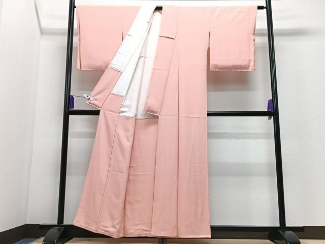 平和屋着物■上質な色無地　虹色　正絹　逸品　CABI6886xe