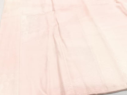 平和屋着物■長襦袢　袷　舞花地紋　正絹　逸品　CABI6893xe