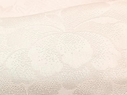 平和屋着物■長襦袢　袷　舞花地紋　正絹　逸品　CABI6893xe