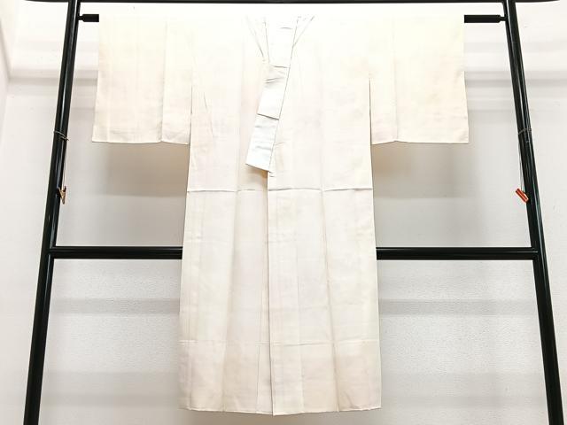 平和屋着物■長襦袢　袷　舞花地紋　正絹　逸品　CABI6898xe