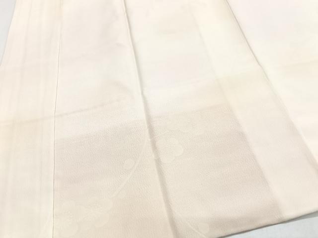 平和屋着物■長襦袢　袷　舞花地紋　正絹　逸品　CABI6898xe