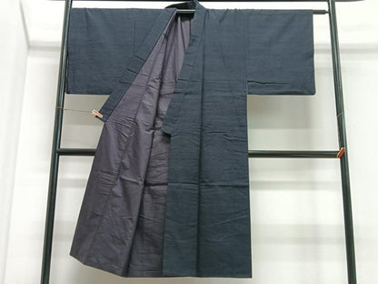 平和屋着物■上質な紬　褐返色　正絹　逸品　CABI6900xe