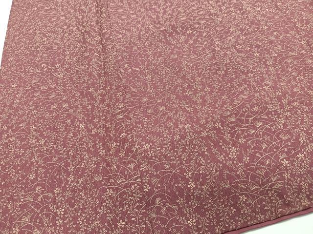 平和屋着物■上質な小紋　草花文　鈴乃屋扱い　正絹　逸品　CABI6909xe