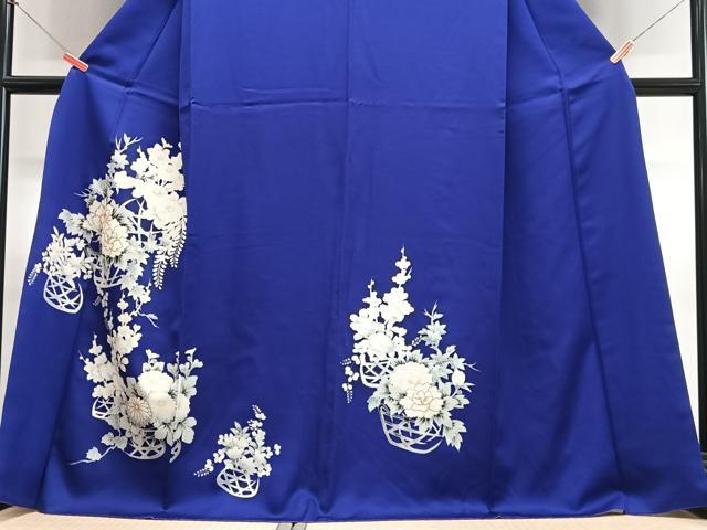 平和屋着物■訪問着　花籠文　金彩　正絹　逸品　CABI6912xe