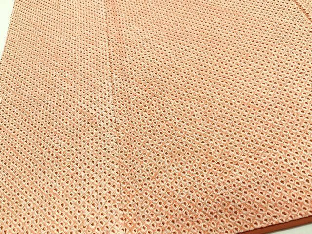 平和屋着物■大変加工の良い総絞り小紋　正絹　逸品　CABI6919xe