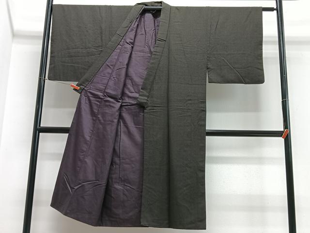 平和屋着物■男性　紬　縞　正絹　逸品　CABI6920xe