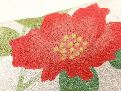 平和屋着物■訪問着　枝花文　金彩　正絹　逸品　CABI6922xe