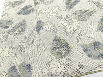 平和屋着物■上質な紬　舞葉文　正絹　逸品　CABI6923xe