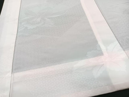 平和屋着物■振袖用長襦袢　無双仕立て　舞花地紋　洗える着物　CABI6931xe