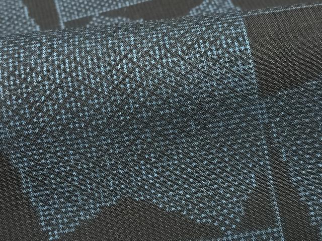 平和屋着物■本場大島紬　色紙重ね文　正絹　逸品　CABI6933xe