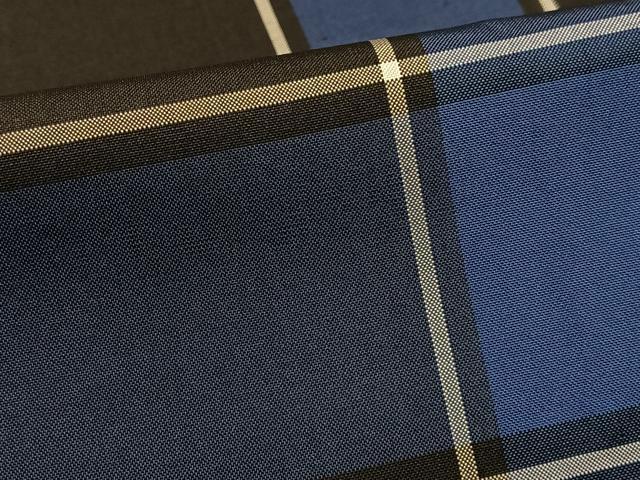 平和屋着物■本場大島紬　格子文　正絹　逸品　CABI6934xe