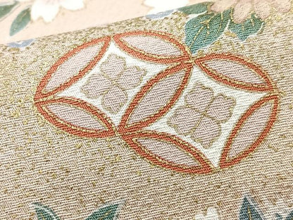 平和屋着物■訪問着　地紙花文　金彩　正絹　逸品　CABI6940xe