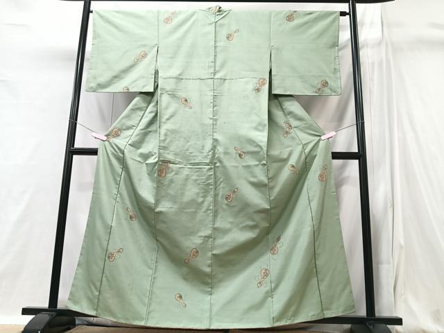 平和屋着物■上質な紬　瓢箪　正絹　逸品　CABI6941xe
