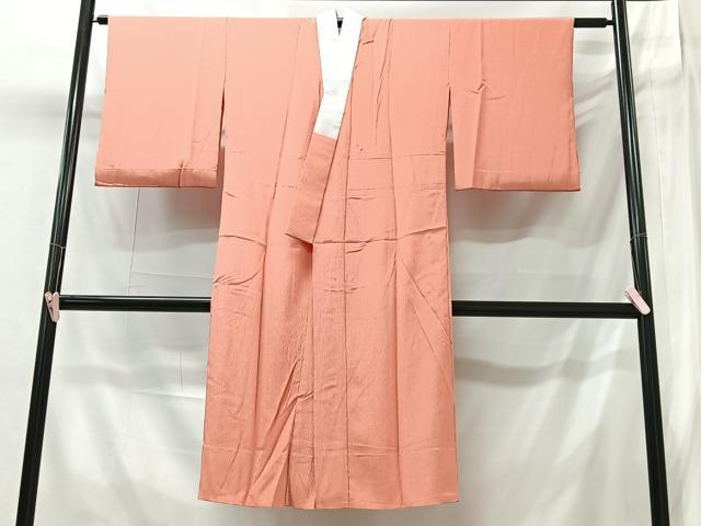 平和屋着物■長襦袢　無双仕立て　密柑色　洗える着物　CABI6943xe