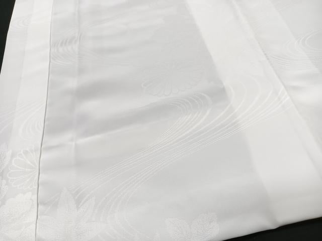 平和屋着物■長襦袢　袷　流水花地紋　洗える着物　CABI6944xe