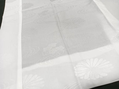 平和屋着物■長襦袢　無双仕立て　流水花地紋　洗える着物　CABI6945xe